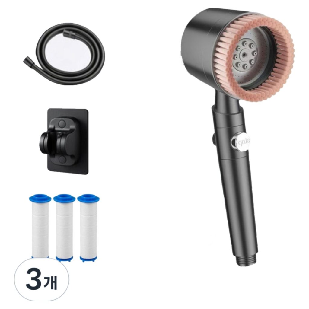 5단조절 온오프샤워기헤드필터 샤워기 헤드