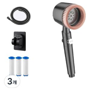 5단조절 온오프샤워기헤드필터 샤워기 헤드